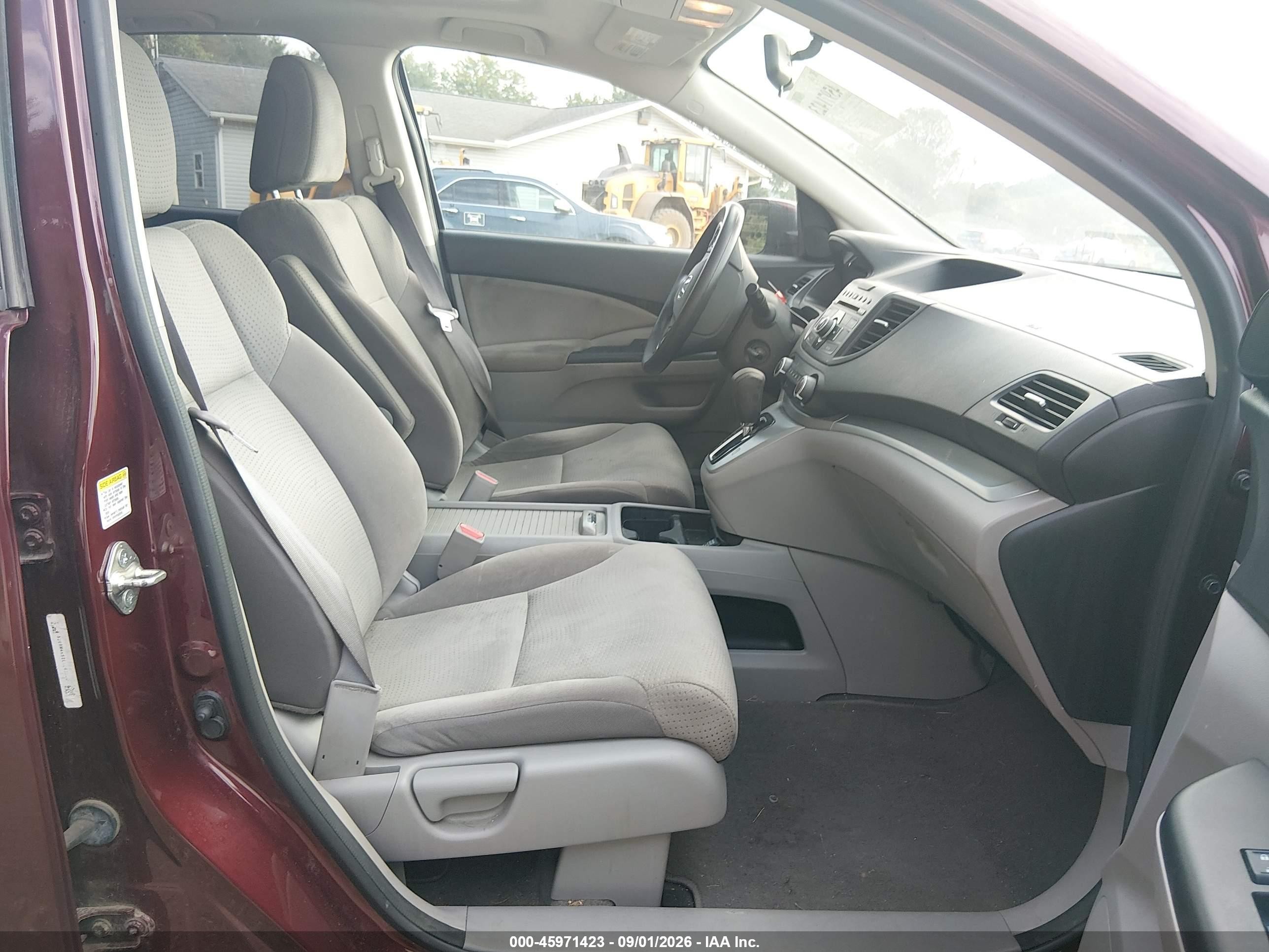 2012 Honda Cr-v Ex Burgundy vin: 5J6RM4H52CL045490