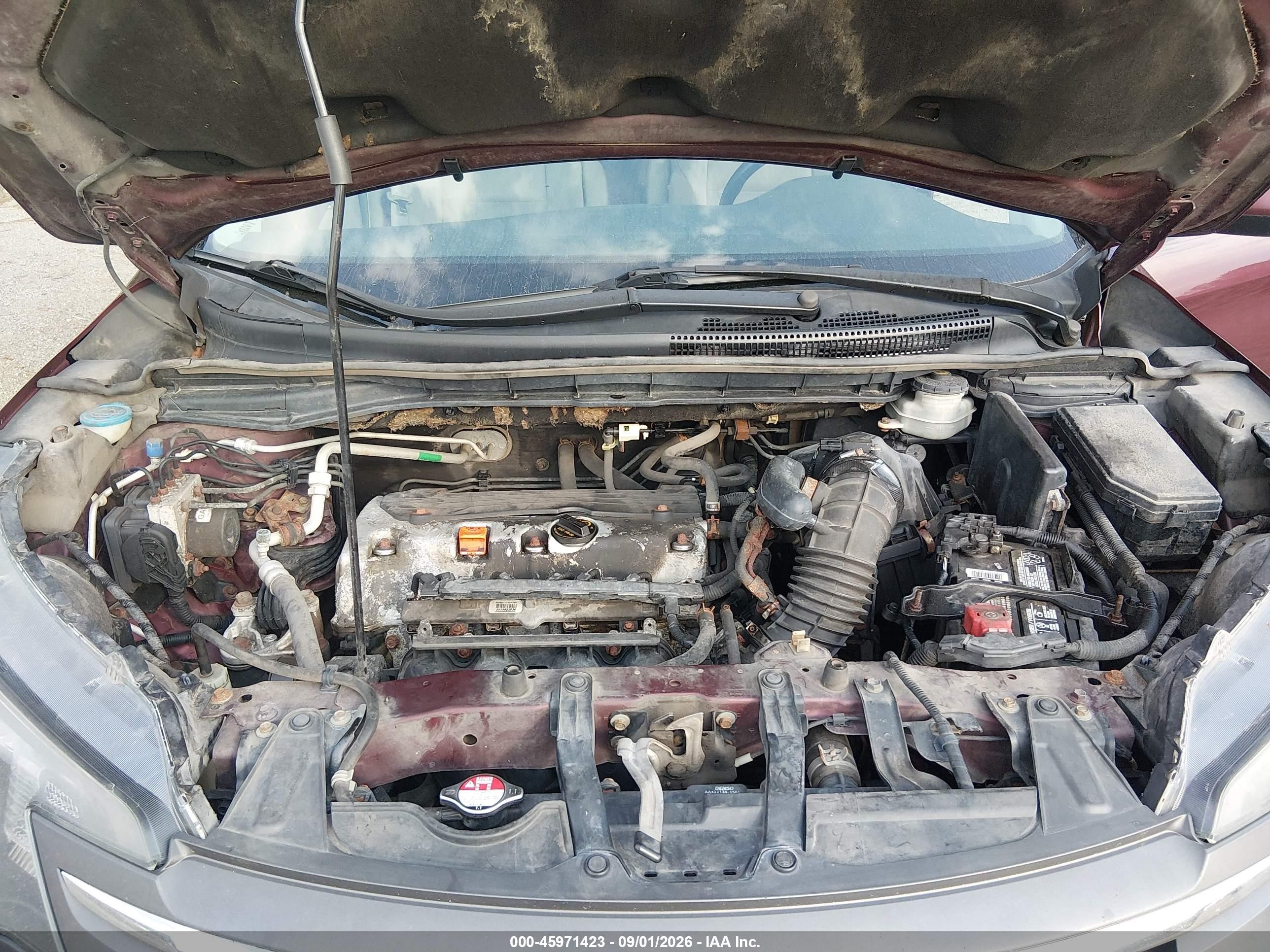 2012 Honda Cr-v Ex Burgundy vin: 5J6RM4H52CL045490