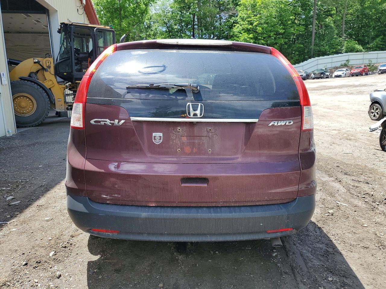 2012 Honda Cr-v Ex Burgundy vin: 5J6RM4H52CL048759