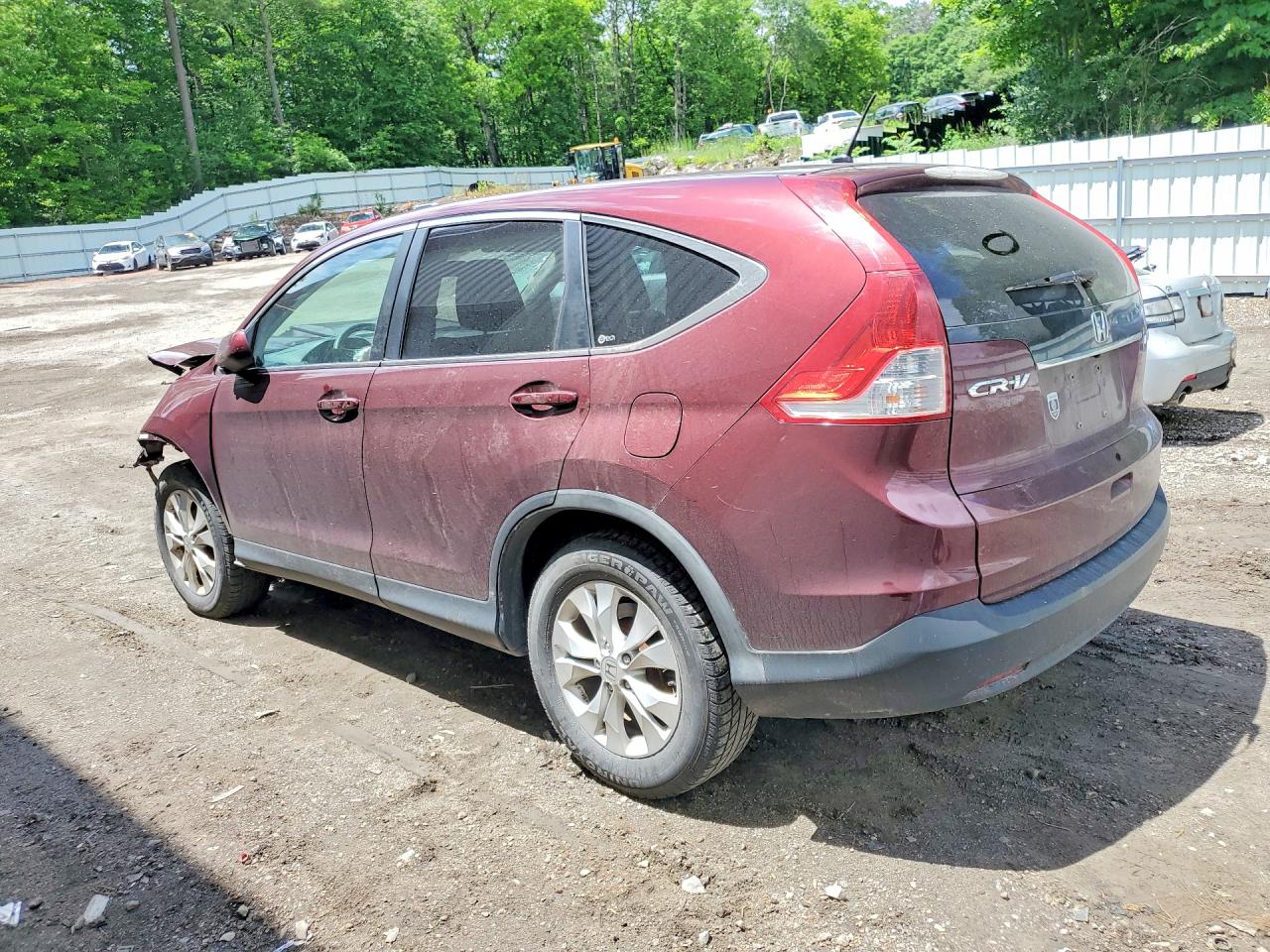 2012 Honda Cr-v Ex Burgundy vin: 5J6RM4H52CL048759
