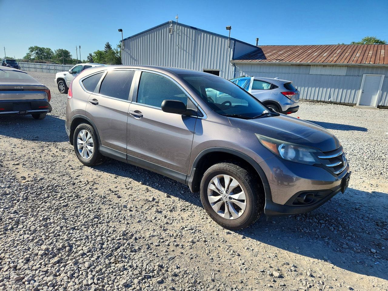 2012 Honda Cr-v Ex Gray vin: 5J6RM4H52CL050947