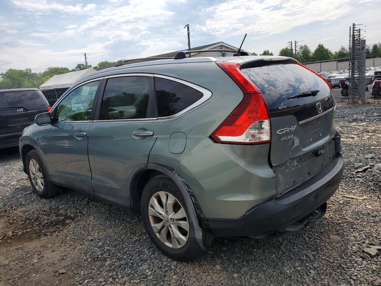 2012 Honda Cr-v Ex Blue vin: 5J6RM4H52CL051547