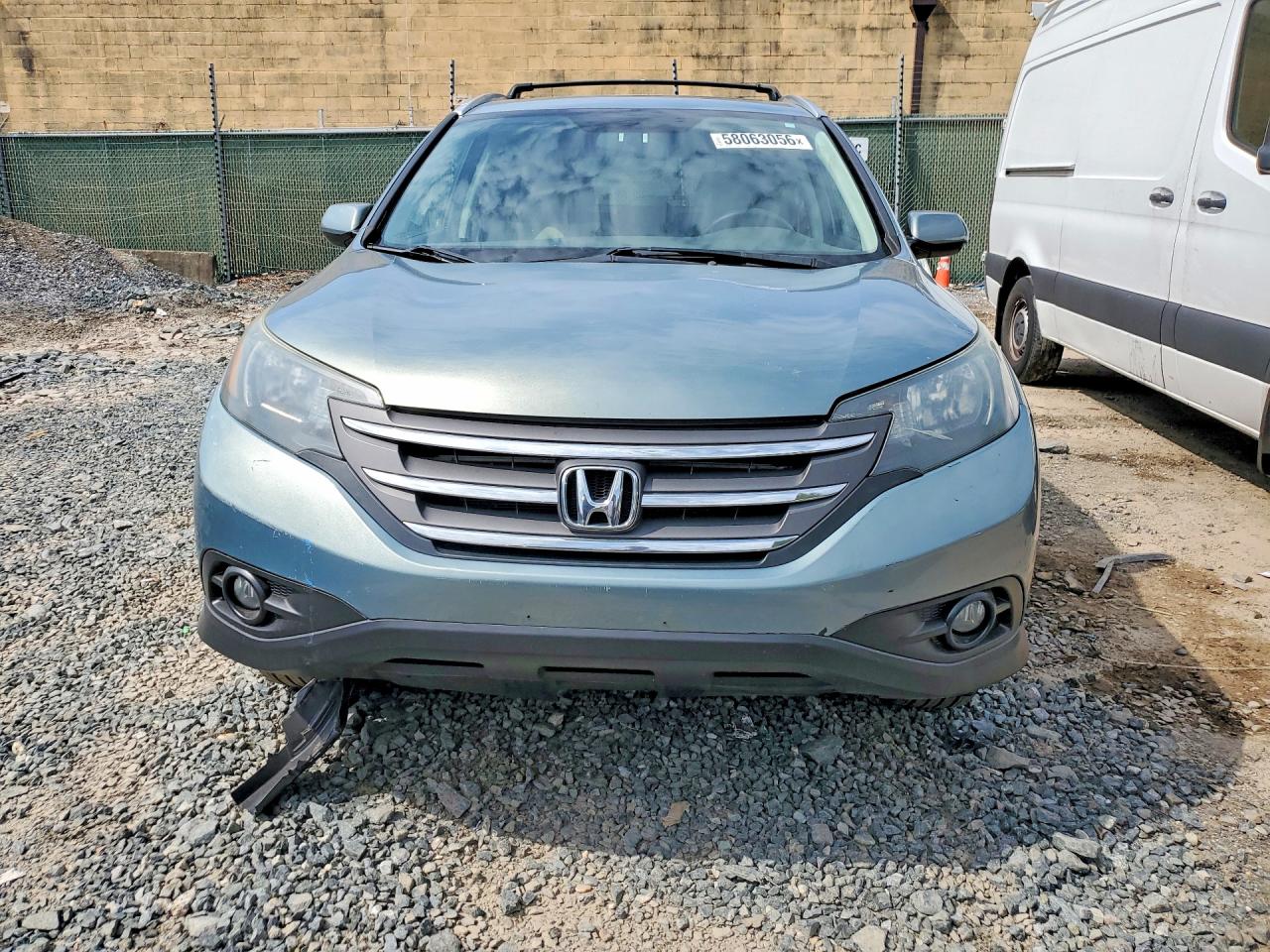 2012 Honda Cr-v Ex Blue vin: 5J6RM4H52CL051547