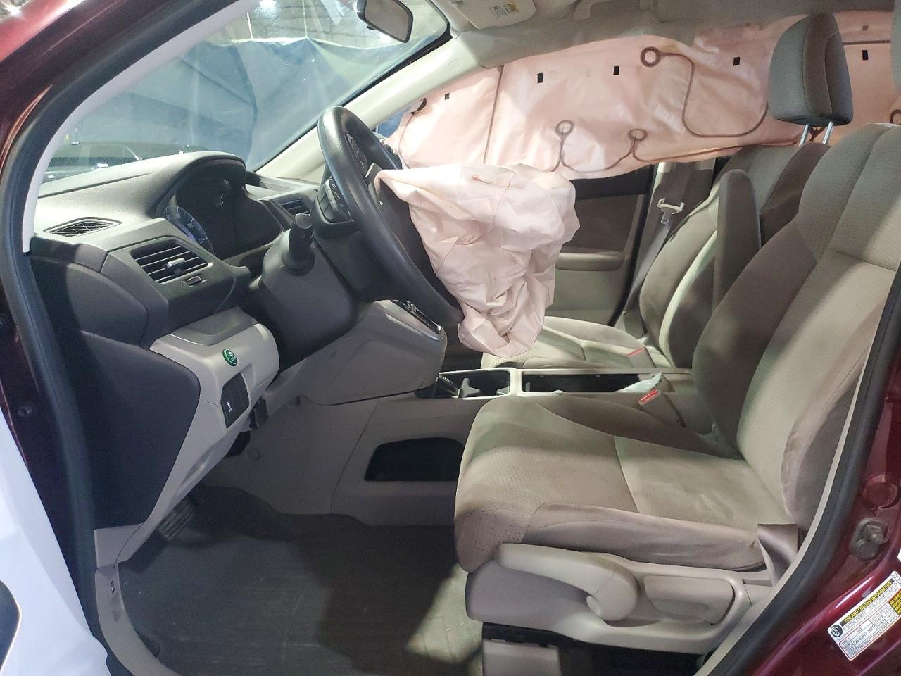 2012 Honda Cr-v Ex Burgundy vin: 5J6RM4H52CL060426