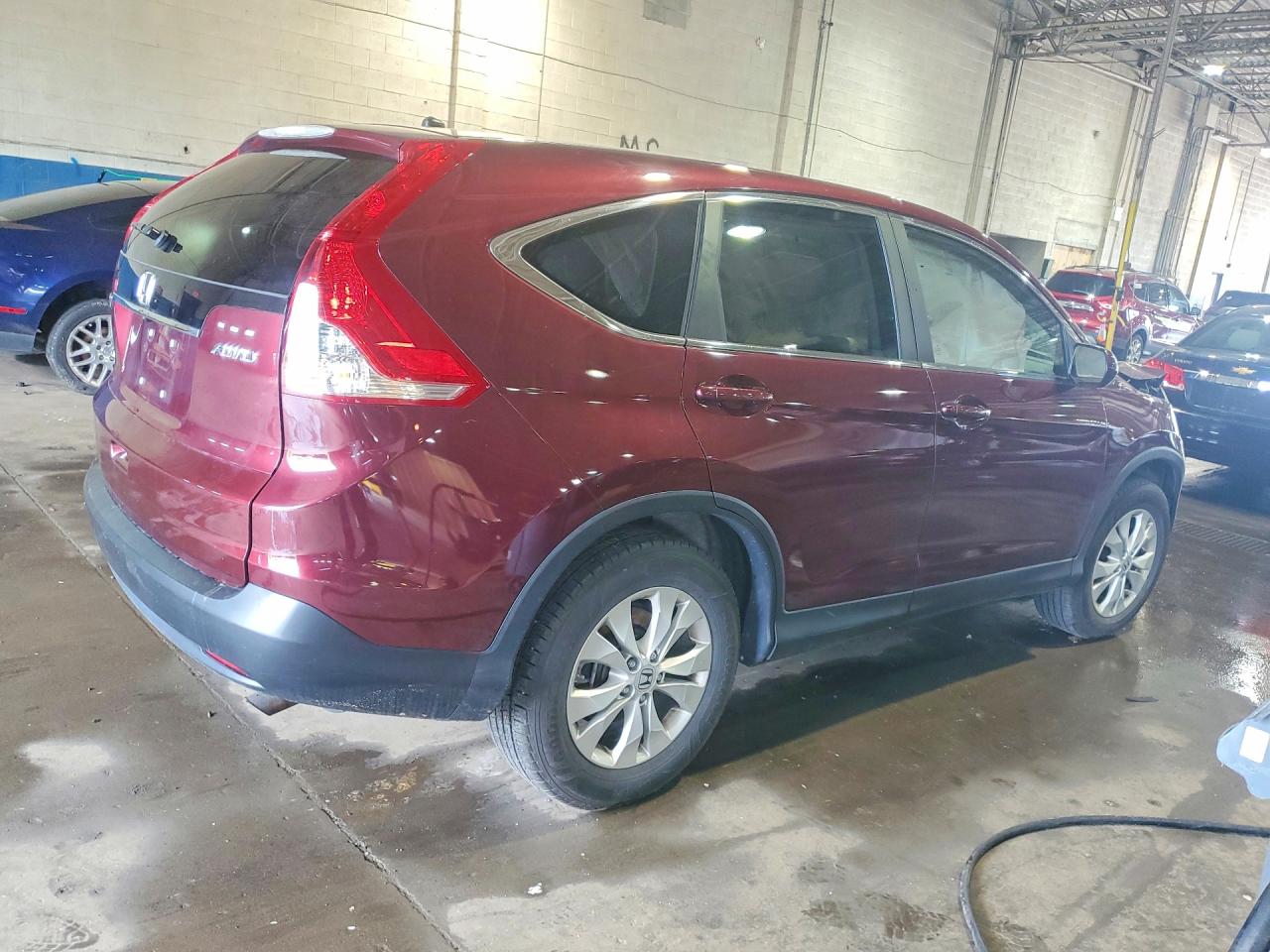 2012 Honda Cr-v Ex Burgundy vin: 5J6RM4H52CL060426