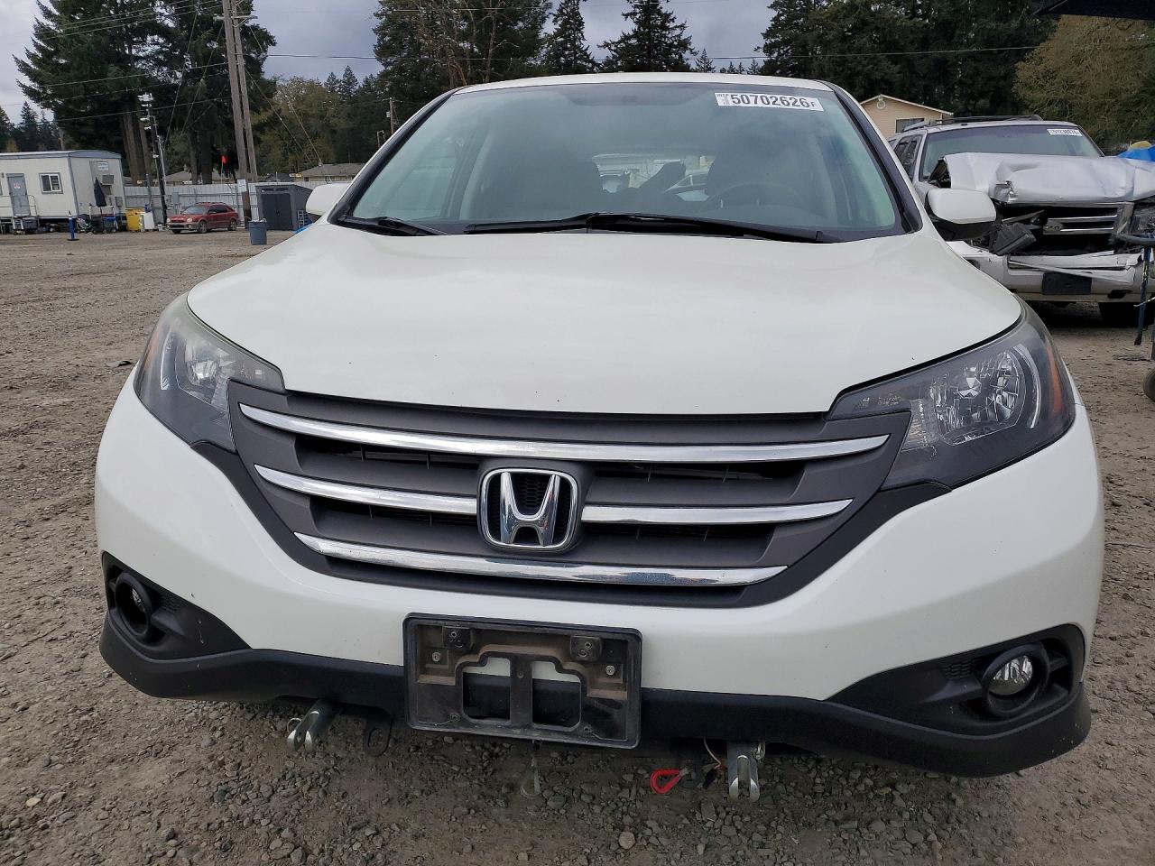 2013 Honda Cr-v Ex White vin: 5J6RM4H52DL021868