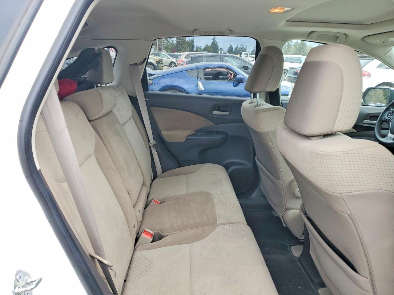 2013 Honda Cr-v Ex White vin: 5J6RM4H52DL021868