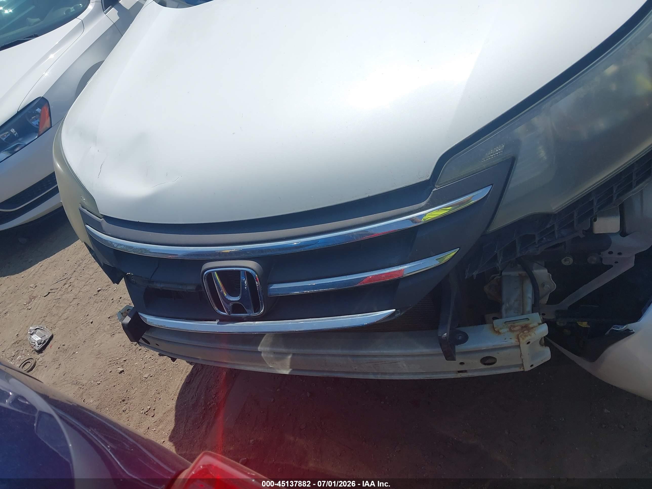 2013 Honda Cr-v Ex White vin: 5J6RM4H52DL030599