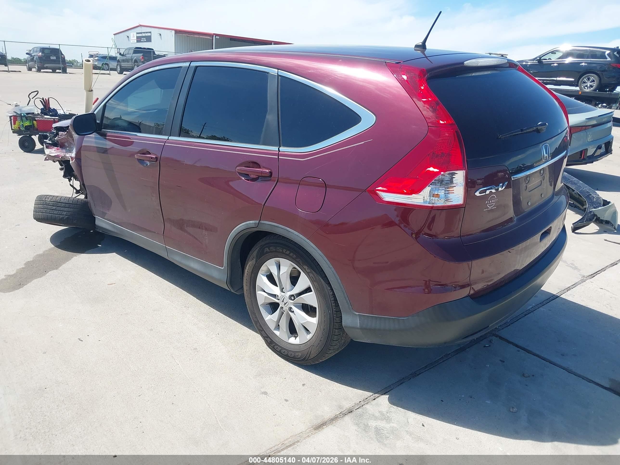 2013 Honda Cr-v Ex Бордовый vin: 5J6RM4H52DL036578