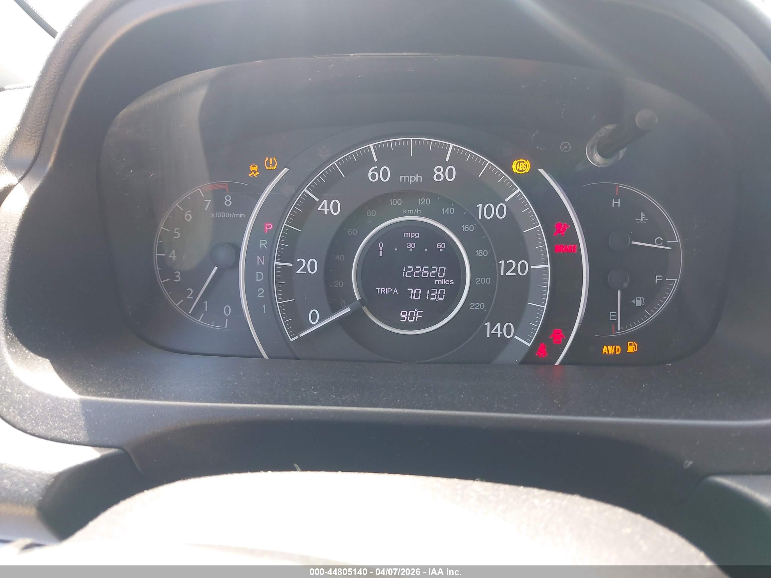 2013 Honda Cr-v Ex Бордовый vin: 5J6RM4H52DL036578