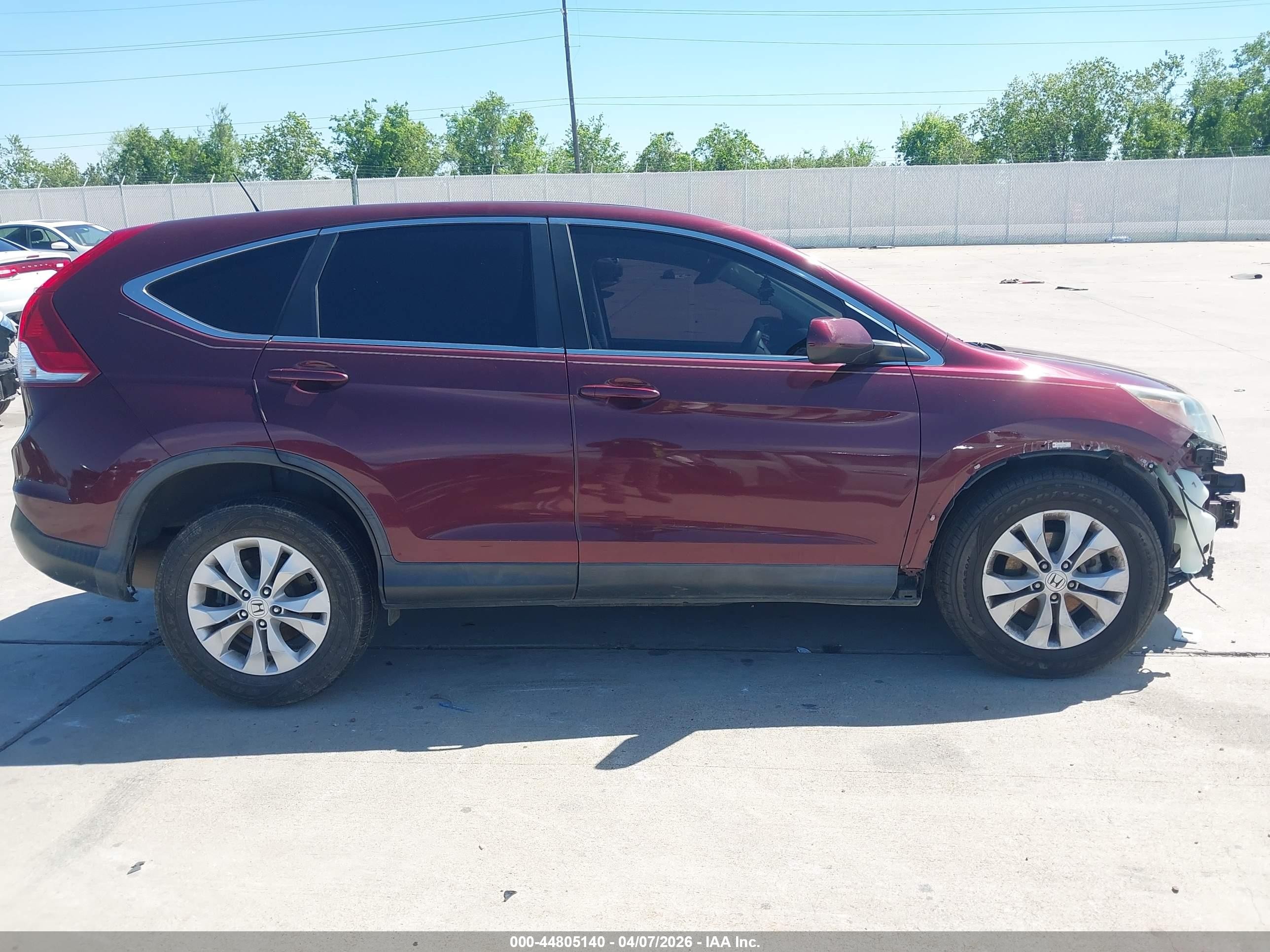 2013 Honda Cr-v Ex Бордовый vin: 5J6RM4H52DL036578