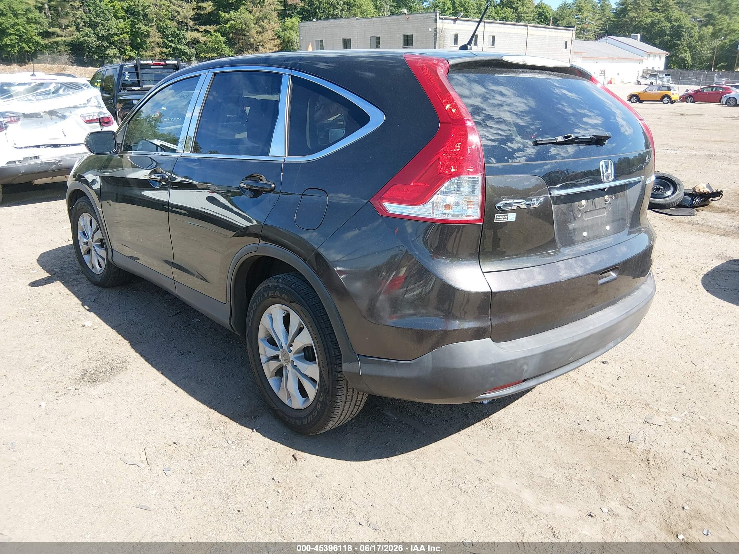 2013 Honda Cr-v Ex Black vin: 5J6RM4H52DL057804