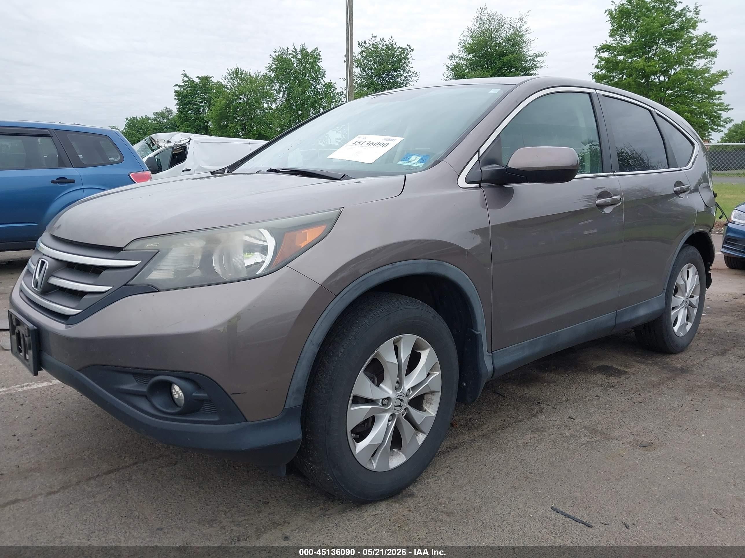 2013 Honda Cr-v Ex Brown vin: 5J6RM4H52DL082332