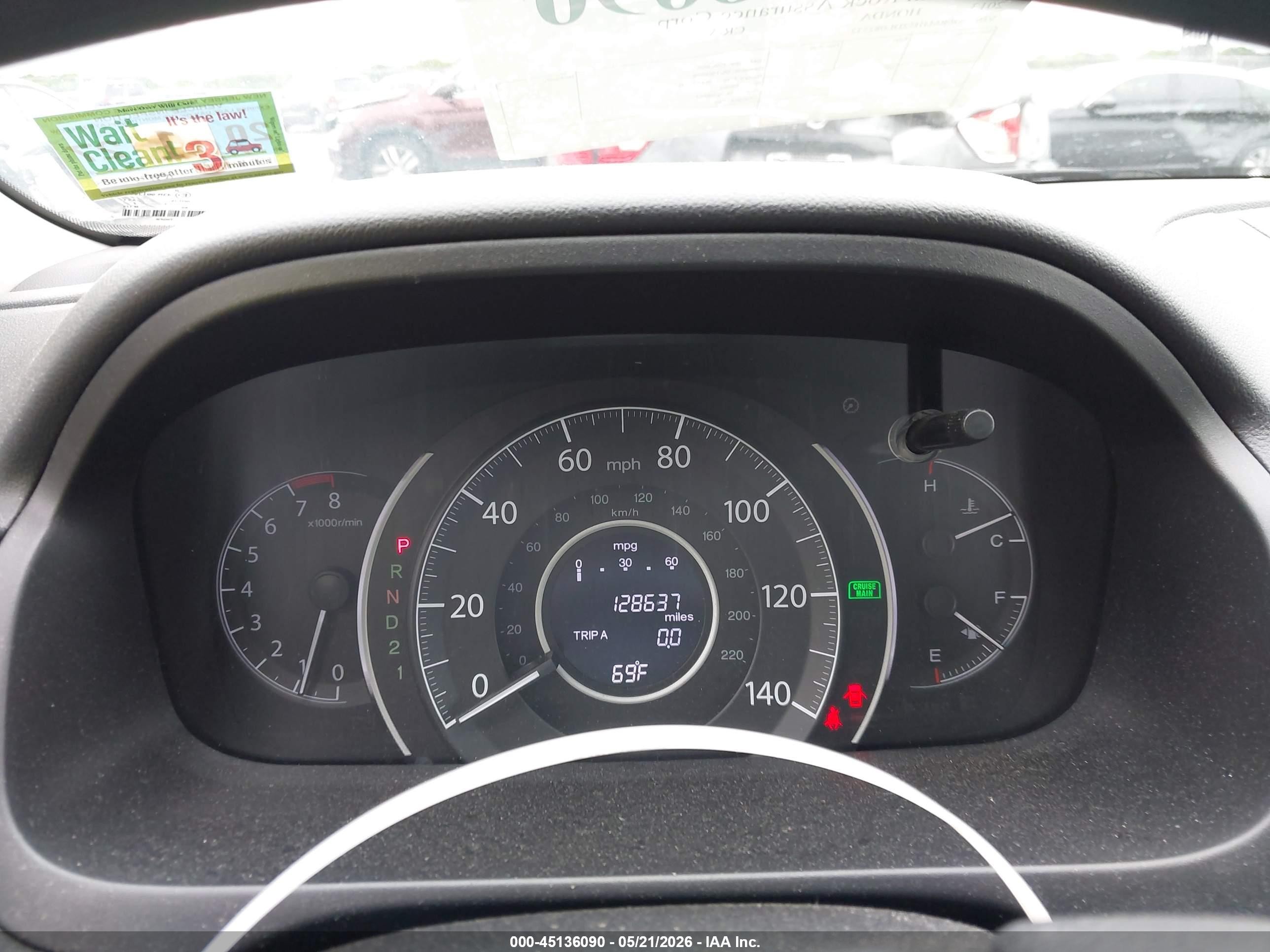 2013 Honda Cr-v Ex Brown vin: 5J6RM4H52DL082332