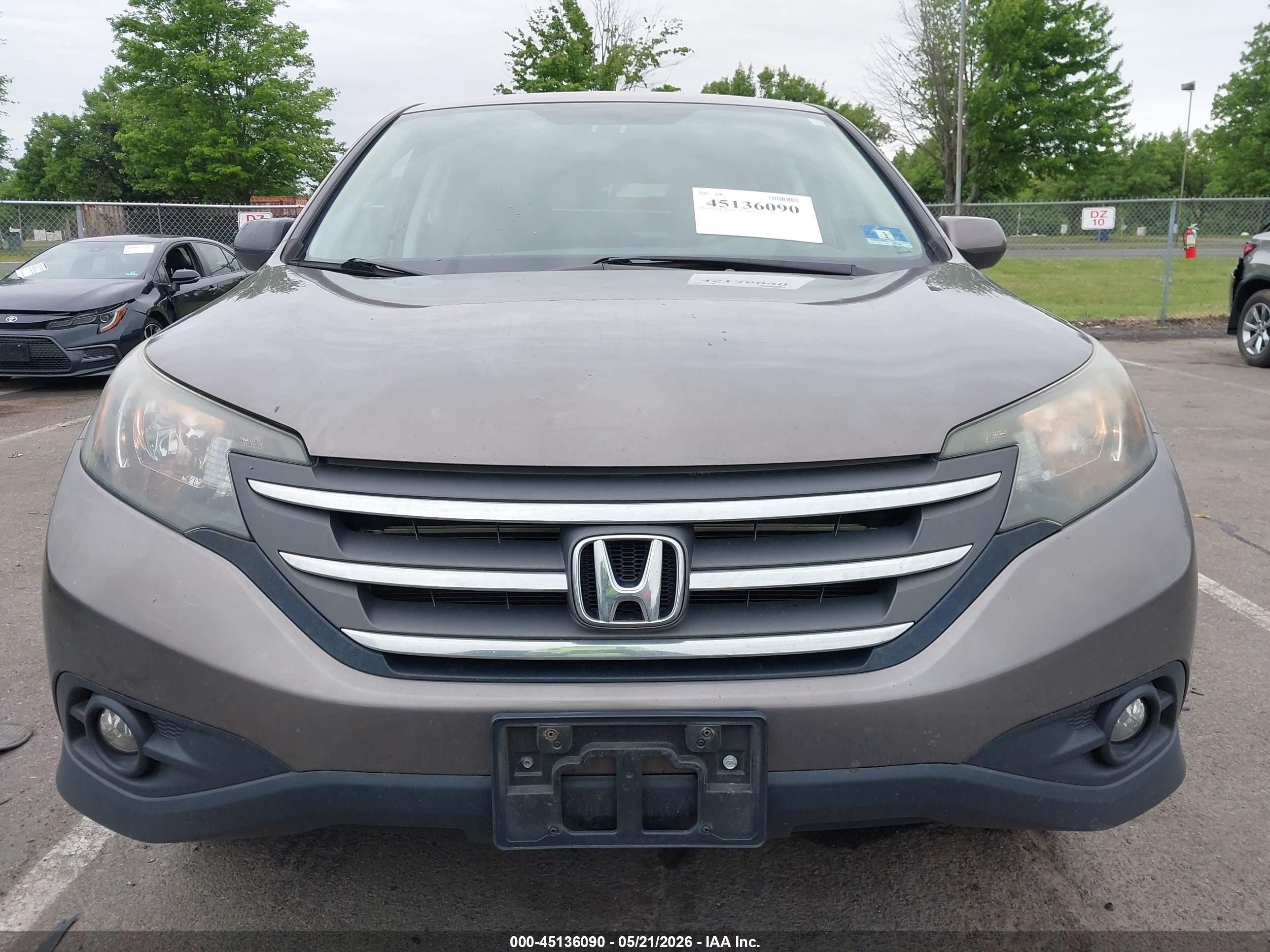2013 Honda Cr-v Ex Brown vin: 5J6RM4H52DL082332