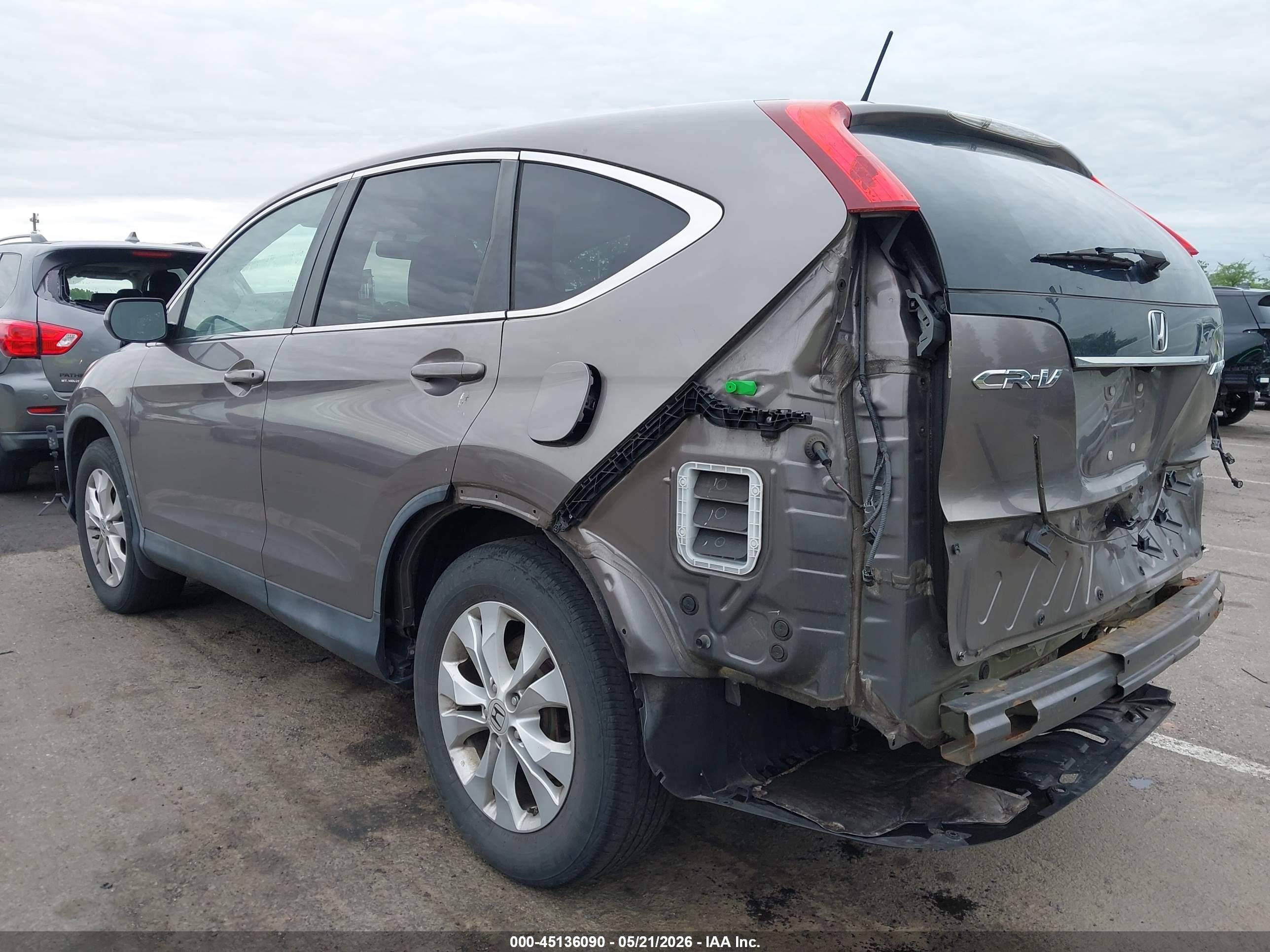 2013 Honda Cr-v Ex Brown vin: 5J6RM4H52DL082332