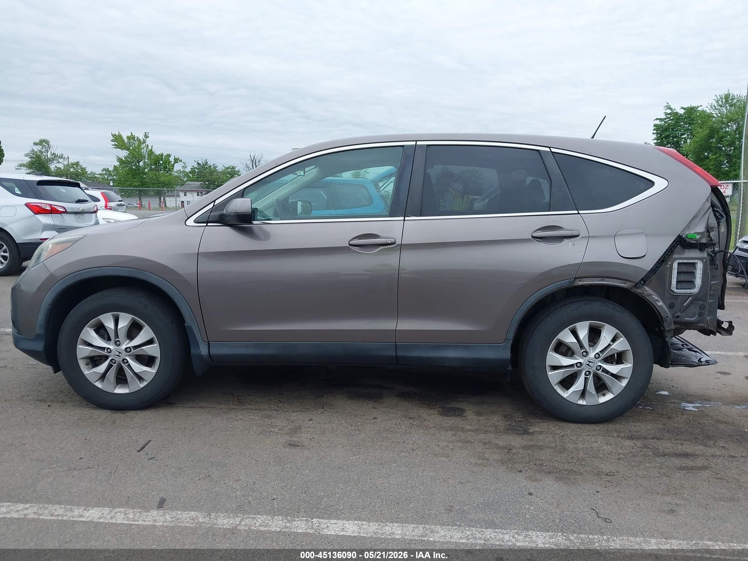 2013 Honda Cr-v Ex Brown vin: 5J6RM4H52DL082332