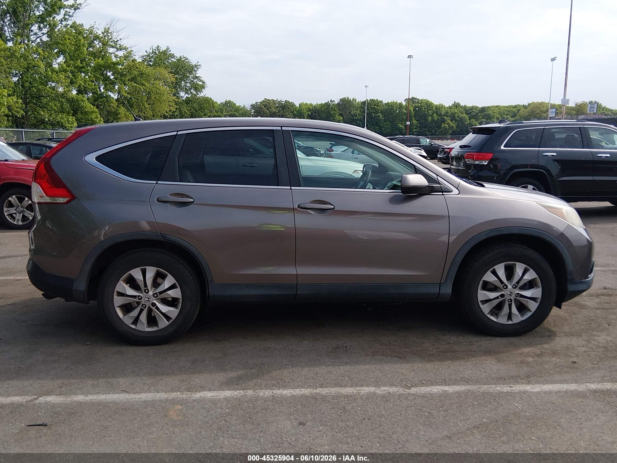 2013 Honda Cr-v Ex Gray vin: 5J6RM4H52DL084677