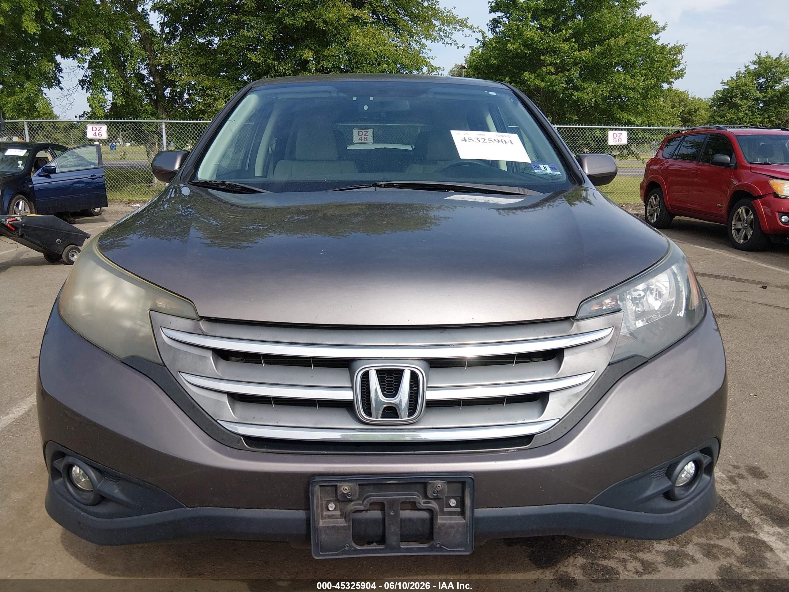 2013 Honda Cr-v Ex Gray vin: 5J6RM4H52DL084677