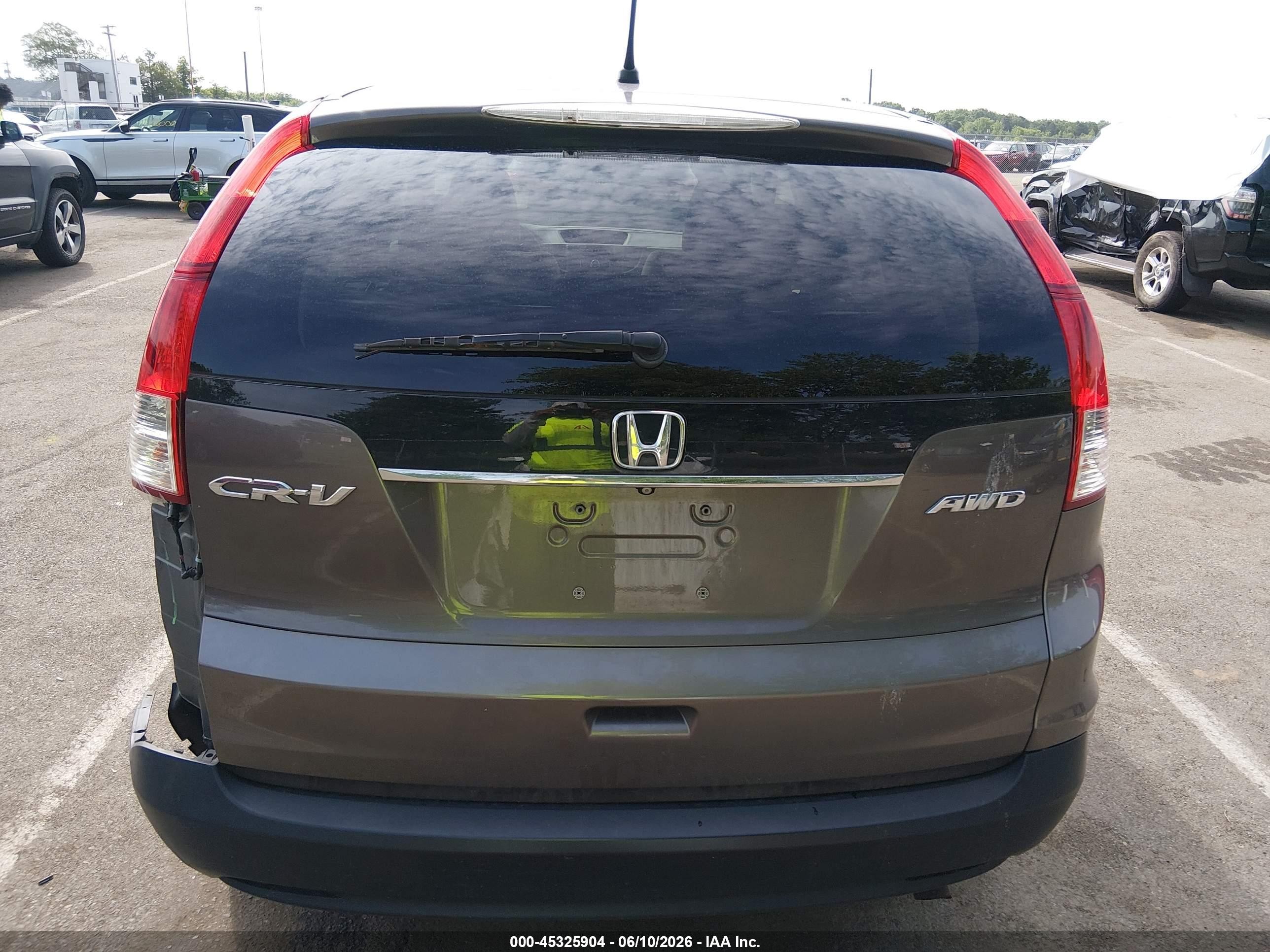 2013 Honda Cr-v Ex Gray vin: 5J6RM4H52DL084677