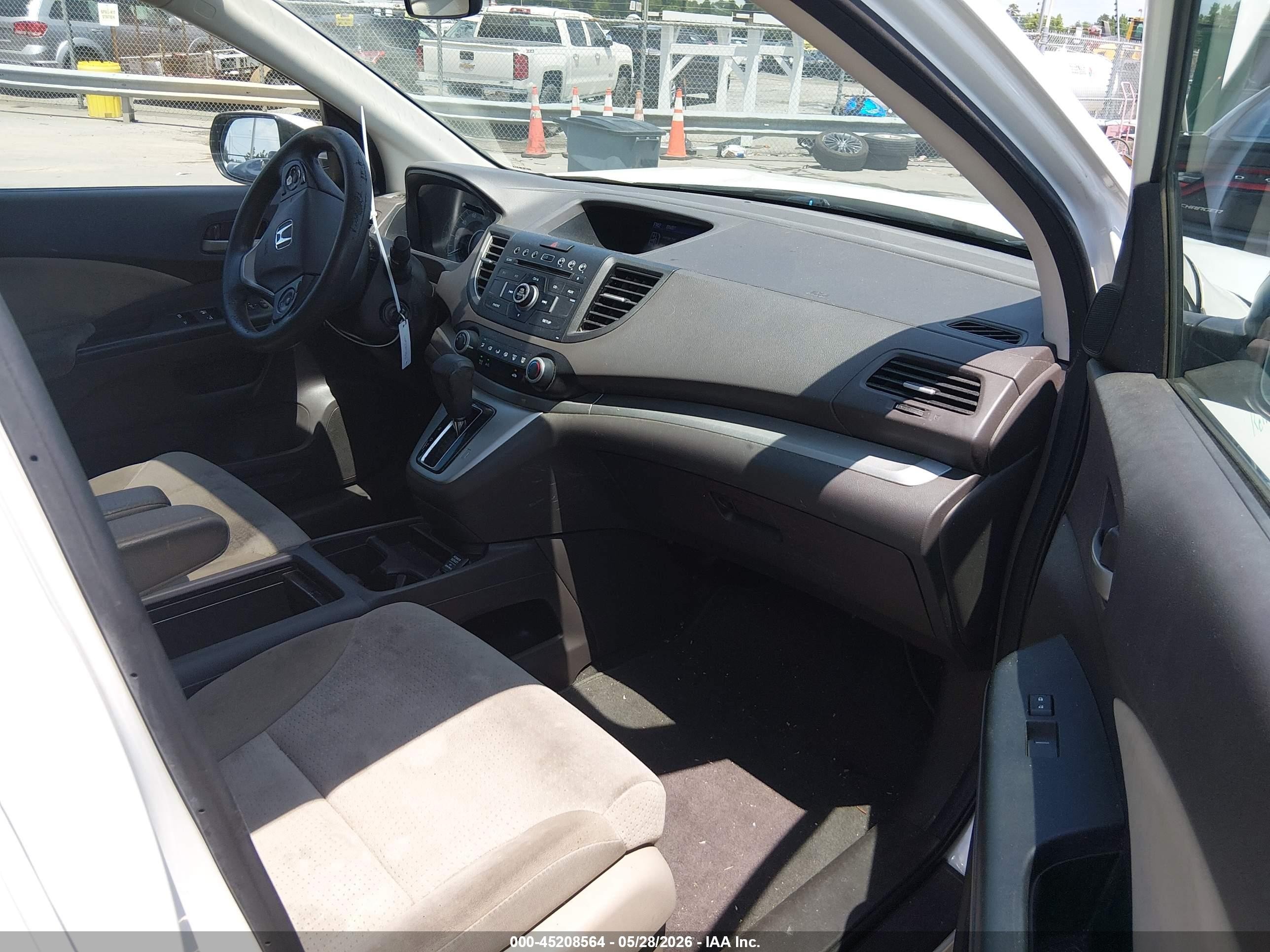 2013 Honda Cr-v Ex White vin: 5J6RM4H52DL085683