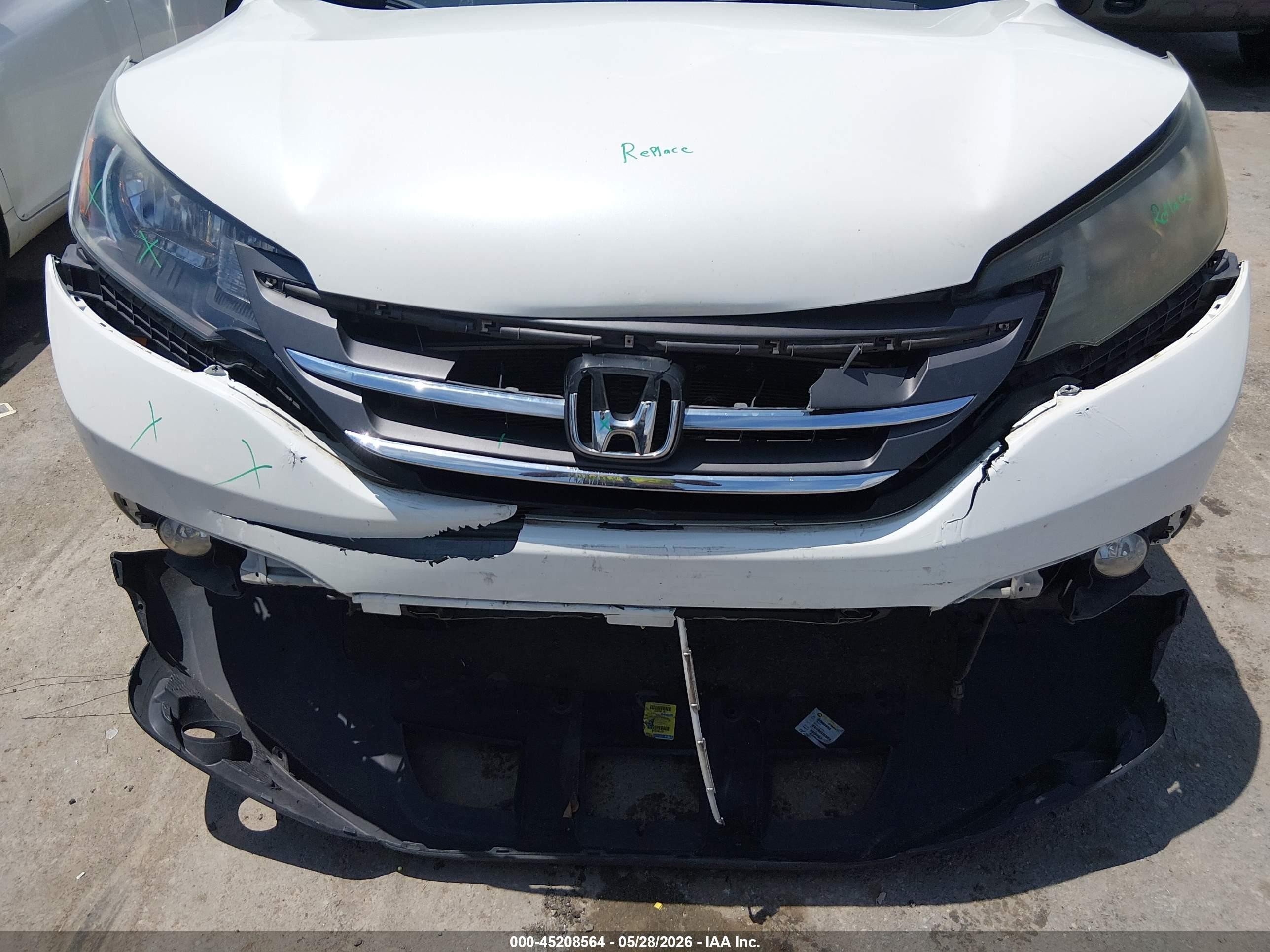 2013 Honda Cr-v Ex White vin: 5J6RM4H52DL085683