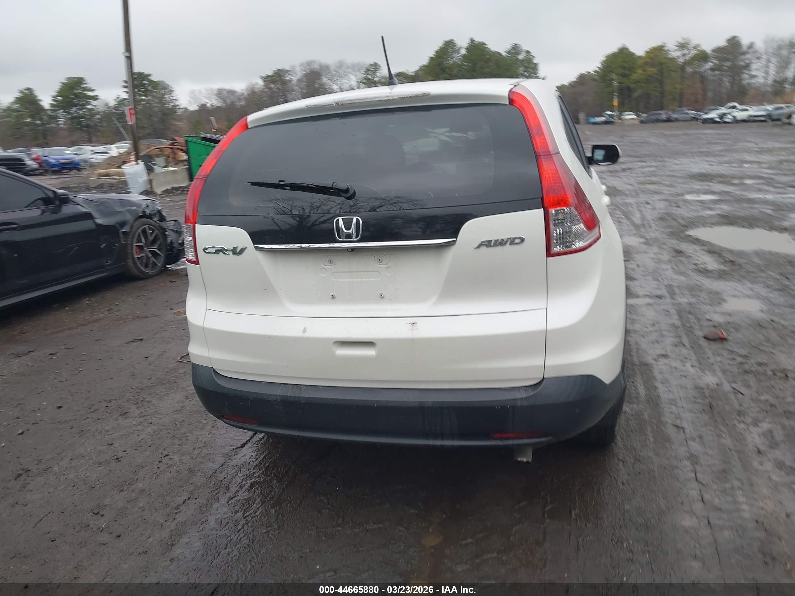 2014 Honda Cr-v Ex Белый vin: 5J6RM4H52EL015540