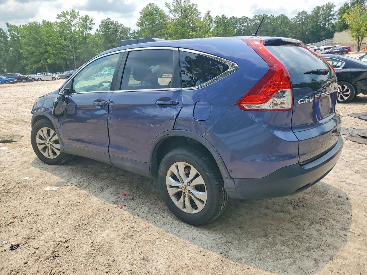2014 Honda Cr-v Ex Blue vin: 5J6RM4H52EL025713