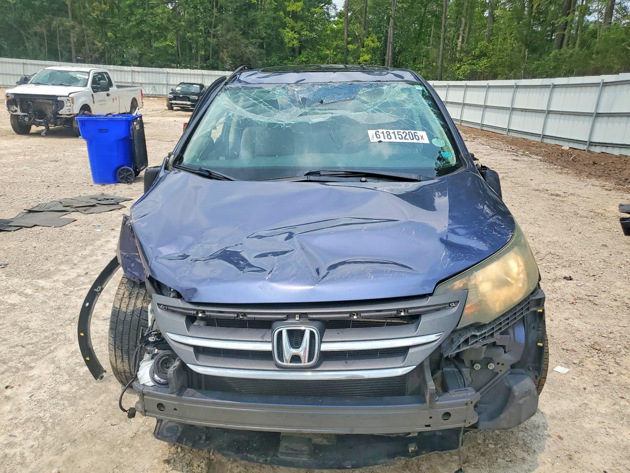 2014 Honda Cr-v Ex Blue vin: 5J6RM4H52EL025713