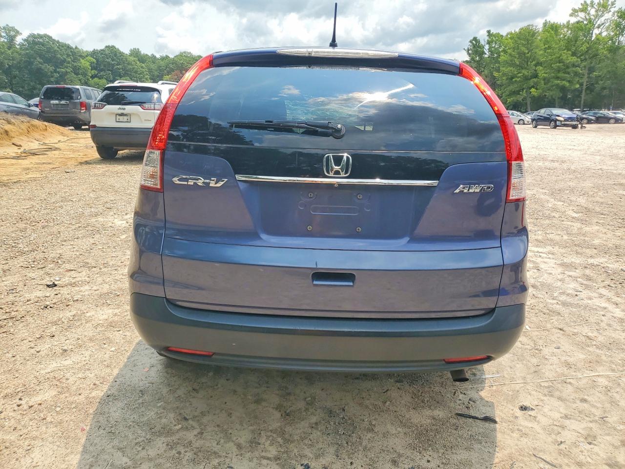 2014 Honda Cr-v Ex Blue vin: 5J6RM4H52EL025713