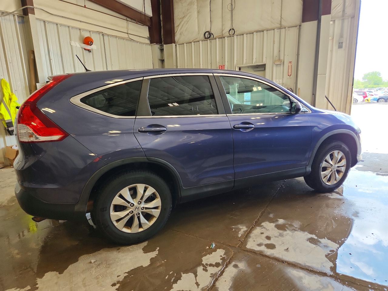 2014 Honda Cr-v Ex Blue vin: 5J6RM4H52EL030166