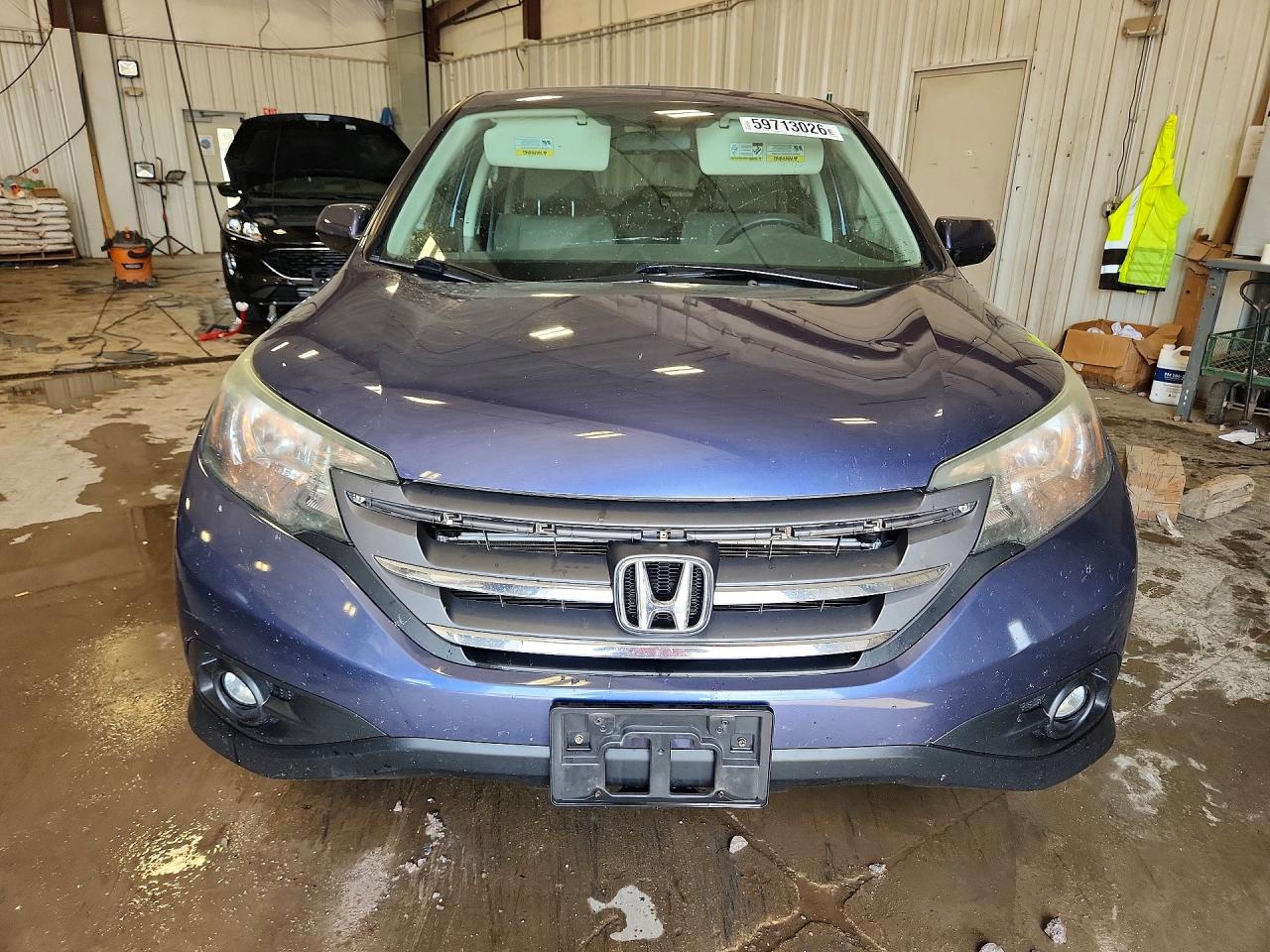 2014 Honda Cr-v Ex Blue vin: 5J6RM4H52EL030166