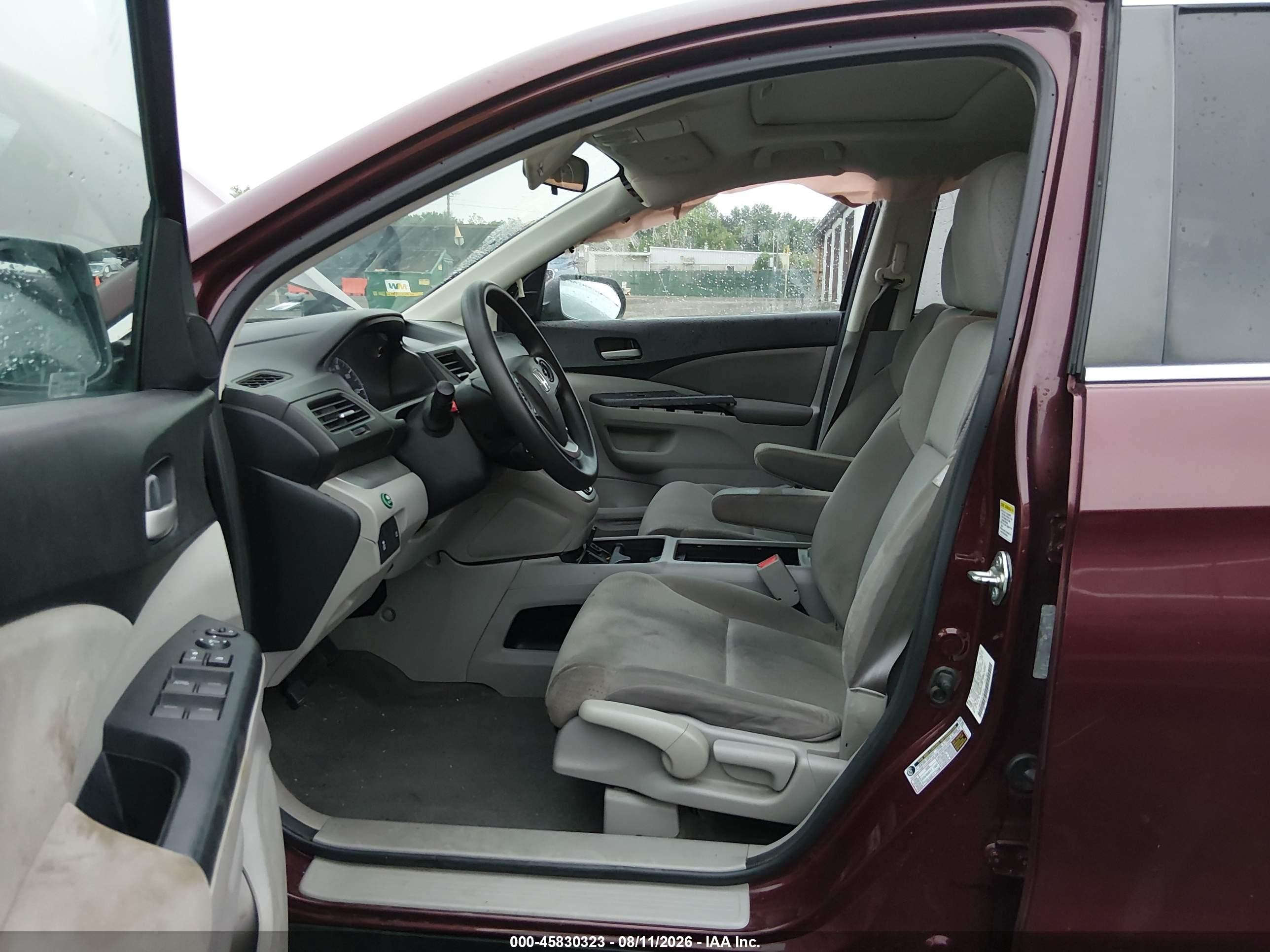 2014 Honda Cr-v Ex Темно-бордовый vin: 5J6RM4H52EL042138