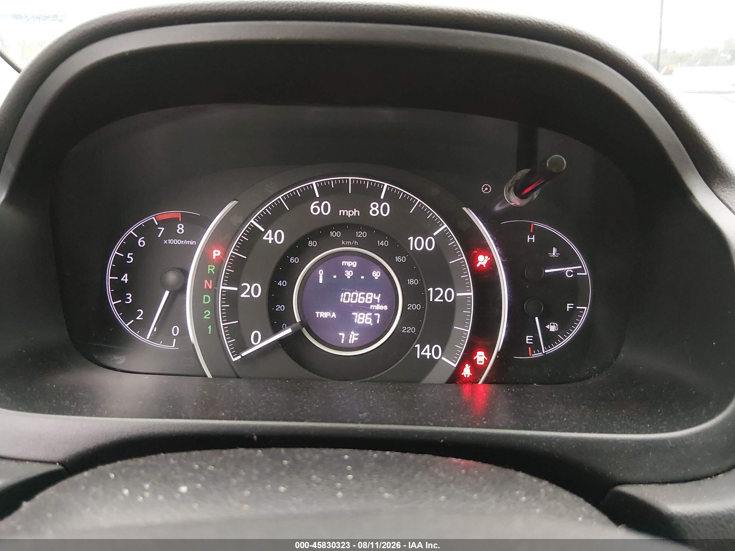 2014 Honda Cr-v Ex Темно-бордовый vin: 5J6RM4H52EL042138