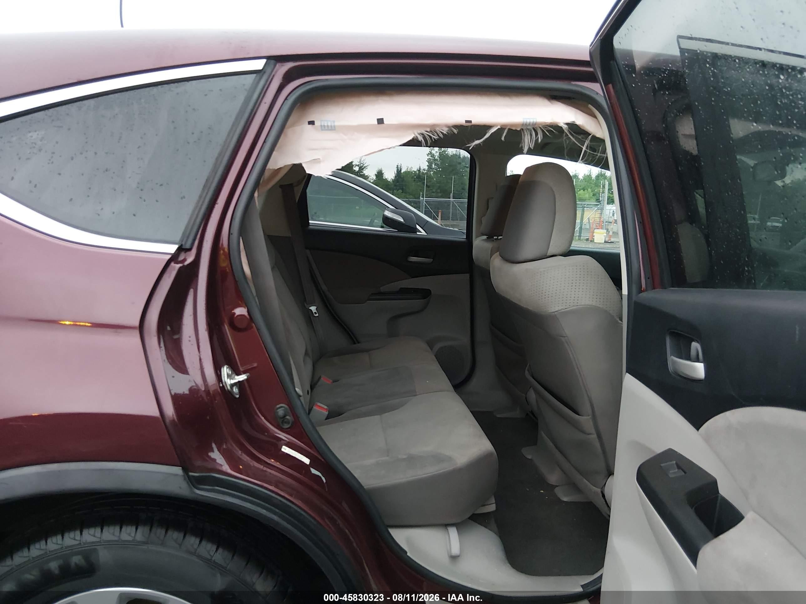 2014 Honda Cr-v Ex Темно-бордовый vin: 5J6RM4H52EL042138