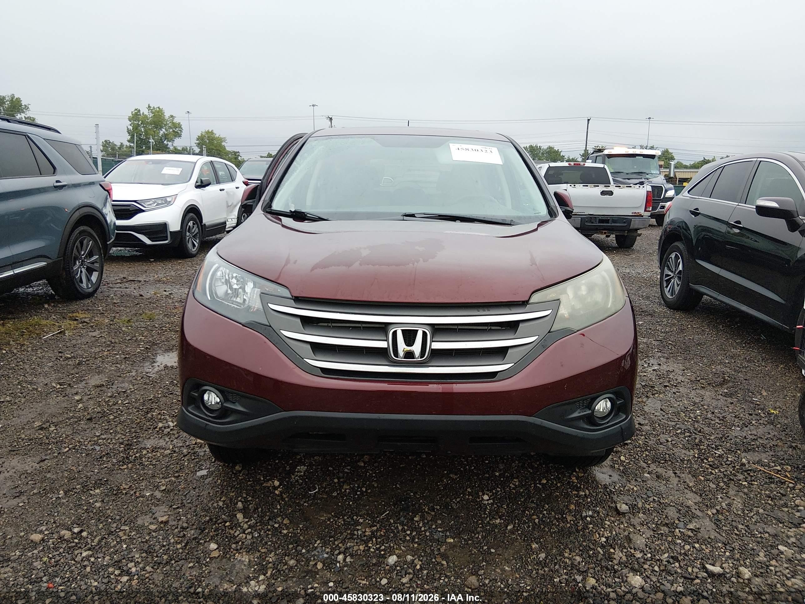2014 Honda Cr-v Ex Темно-бордовый vin: 5J6RM4H52EL042138