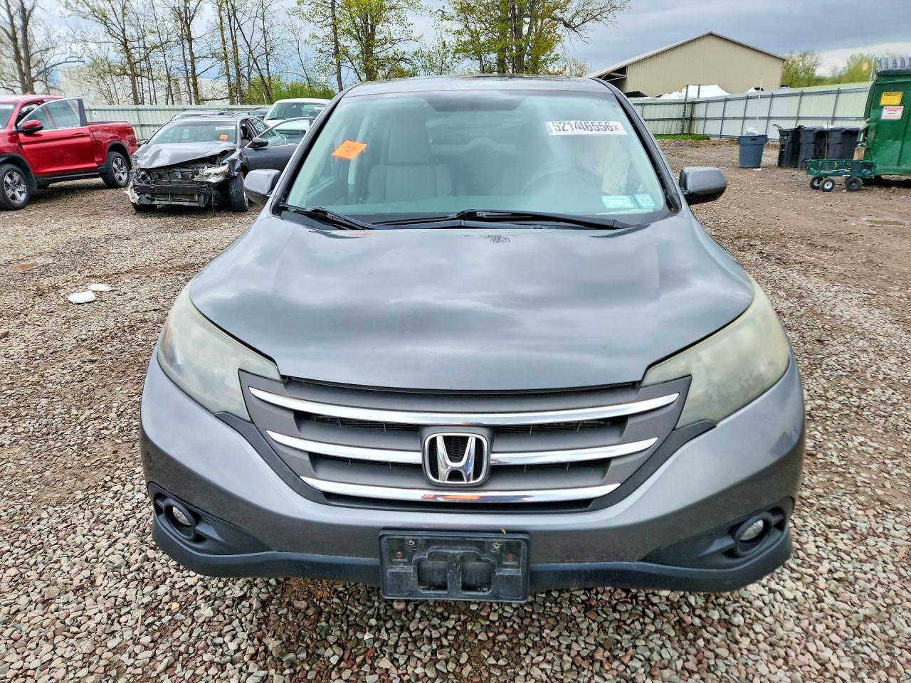 2014 Honda Cr-v Ex Gray vin: 5J6RM4H52EL046920