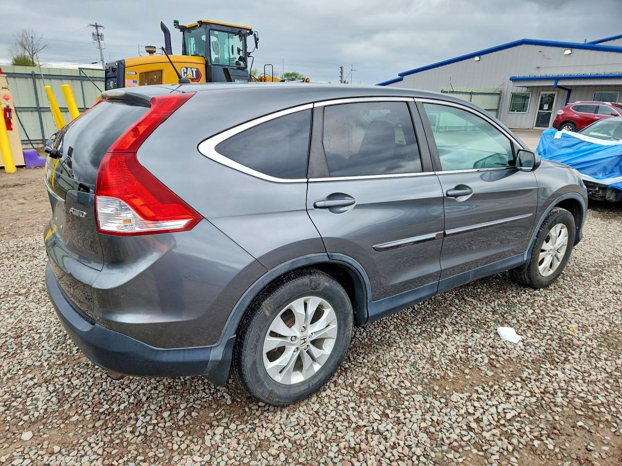 2014 Honda Cr-v Ex Gray vin: 5J6RM4H52EL046920