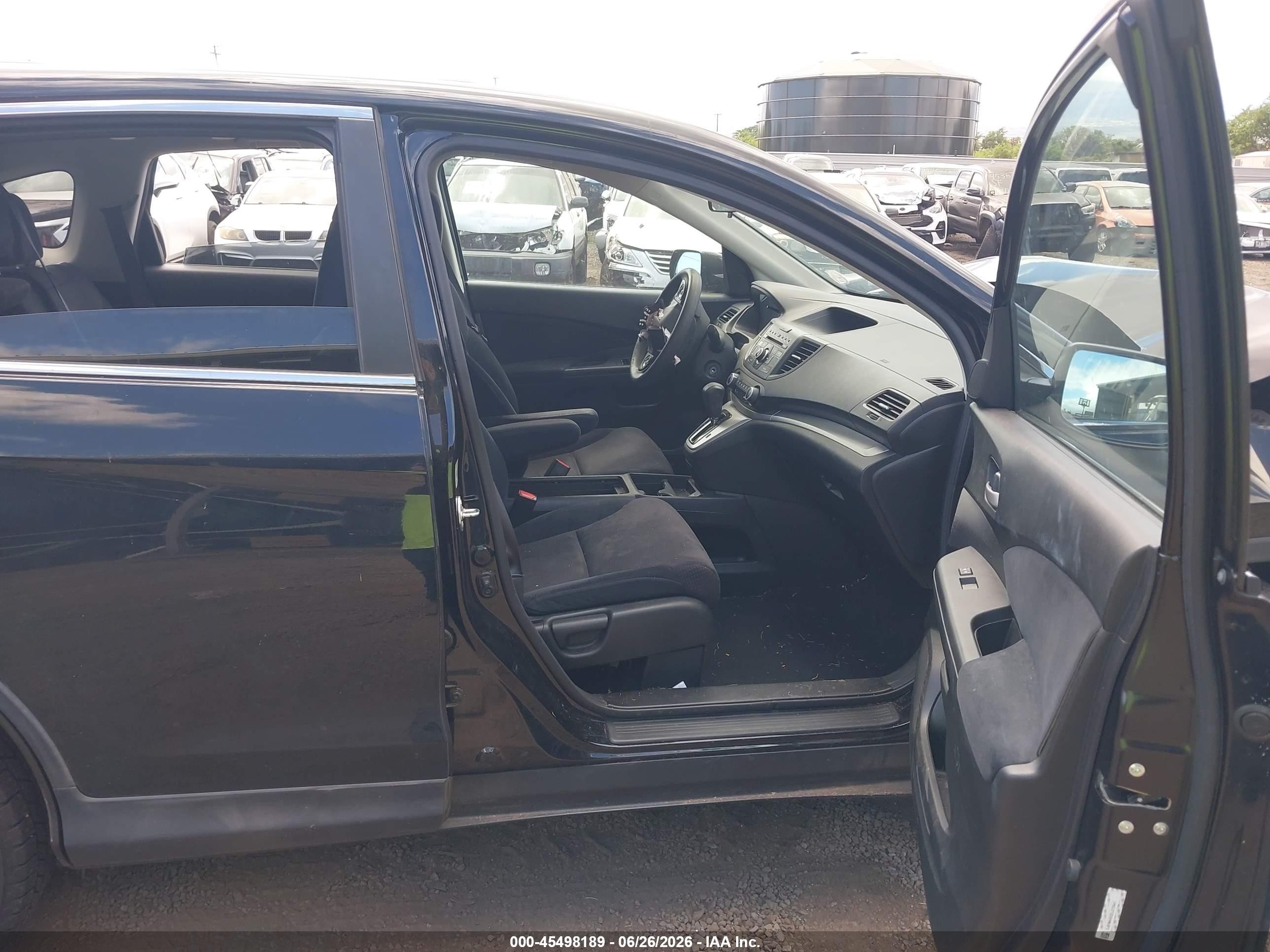 2014 Honda Cr-v Ex Black vin: 5J6RM4H52EL075947