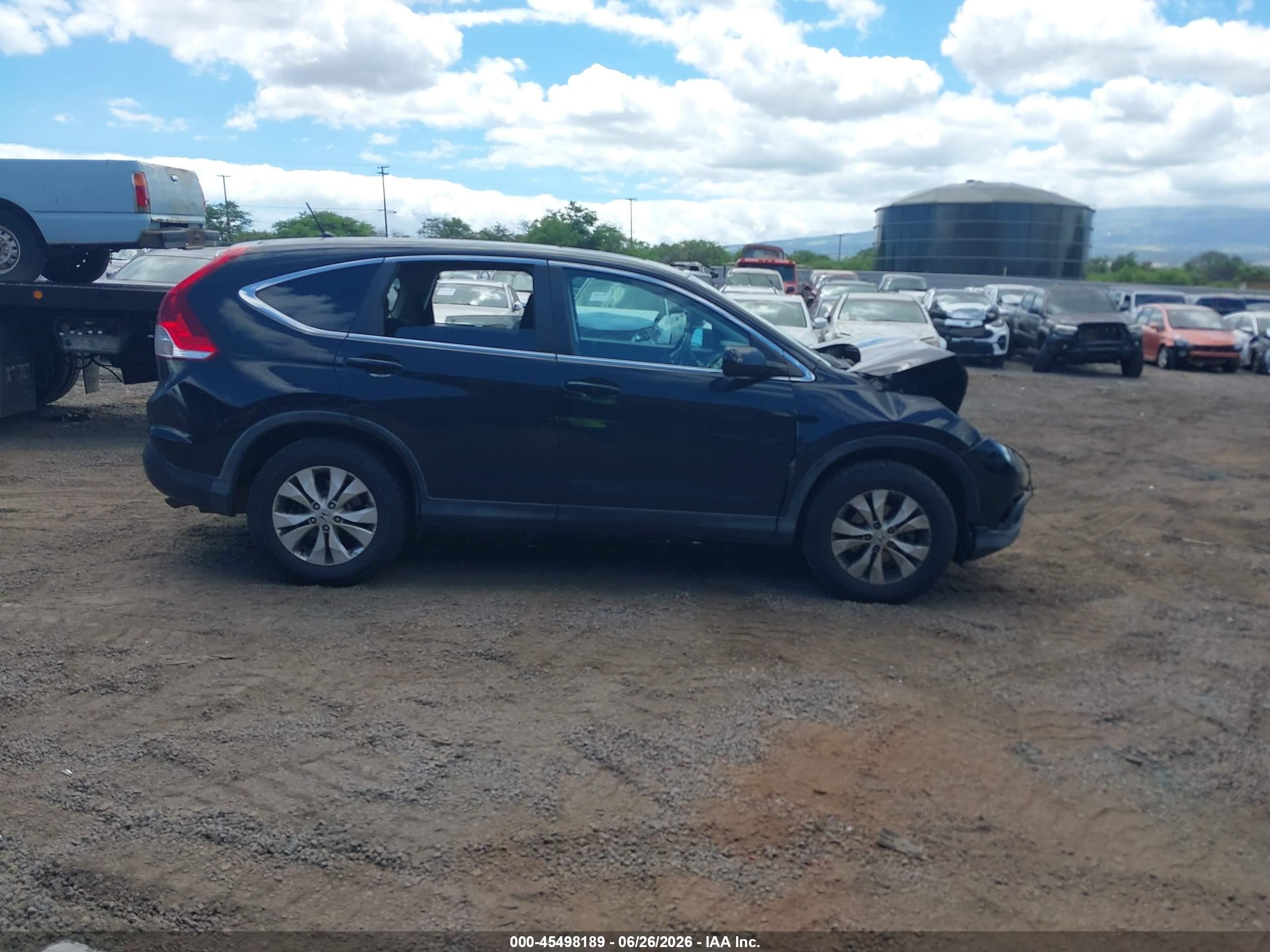 2014 Honda Cr-v Ex Black vin: 5J6RM4H52EL075947