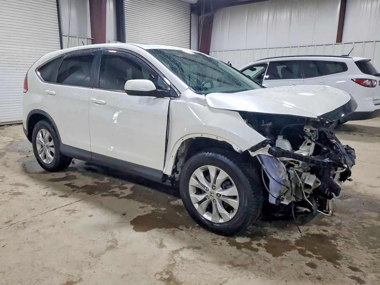 2014 Honda Cr-v Ex White vin: 5J6RM4H52EL085605