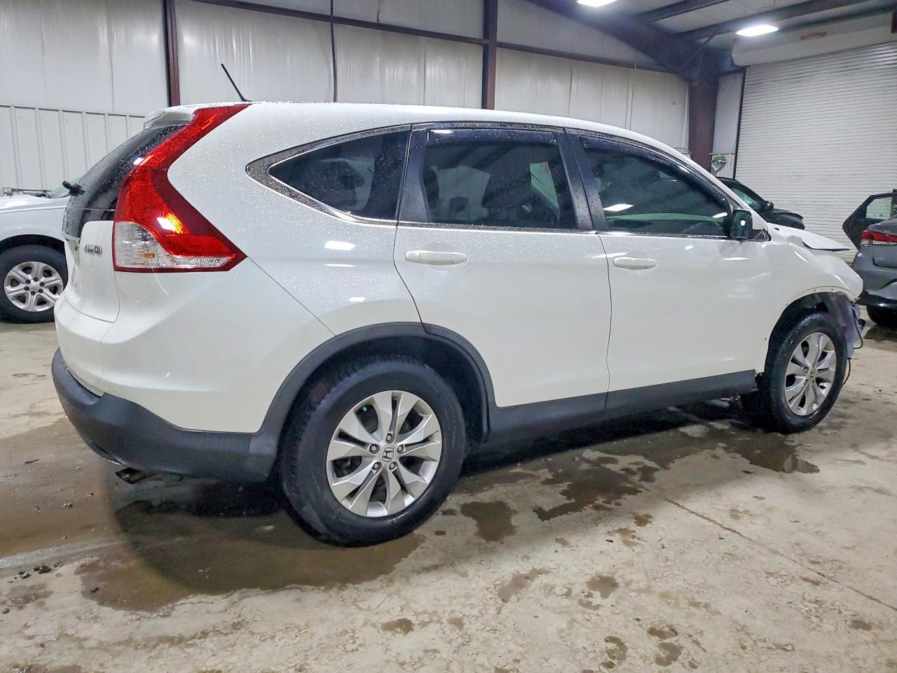 2014 Honda Cr-v Ex White vin: 5J6RM4H52EL085605
