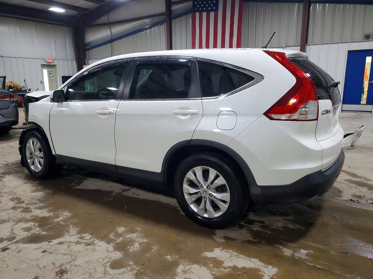 2014 Honda Cr-v Ex White vin: 5J6RM4H52EL085605