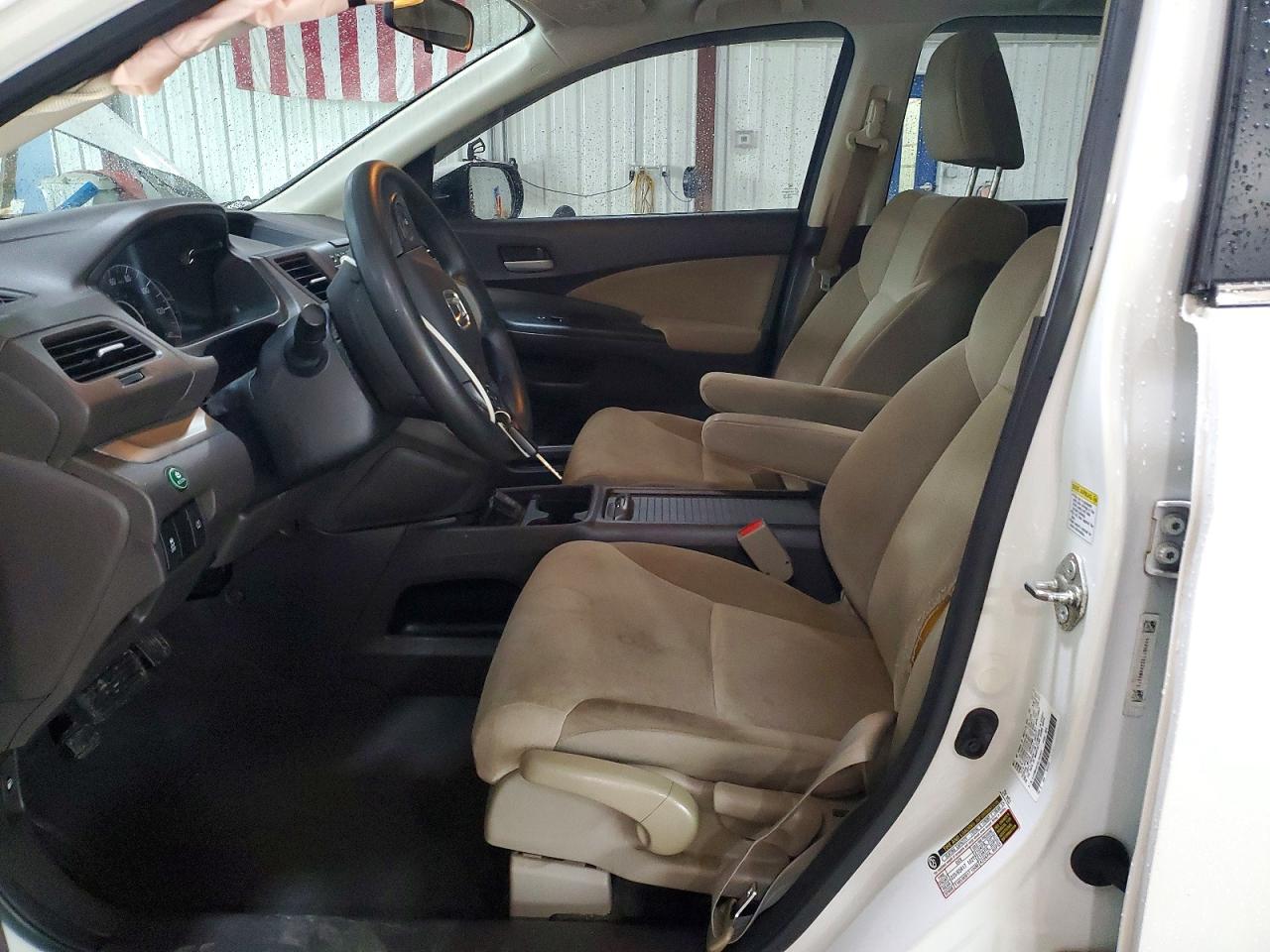 2014 Honda Cr-v Ex White vin: 5J6RM4H52EL085605