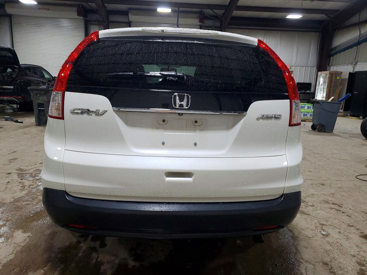 2014 Honda Cr-v Ex White vin: 5J6RM4H52EL085605