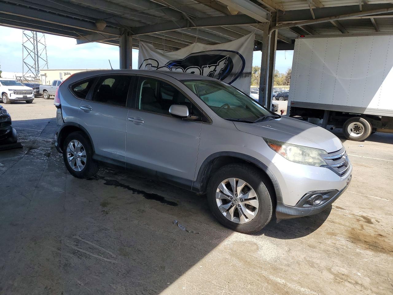 2014 Honda Cr-v Ex Silver vin: 5J6RM4H52EL086446