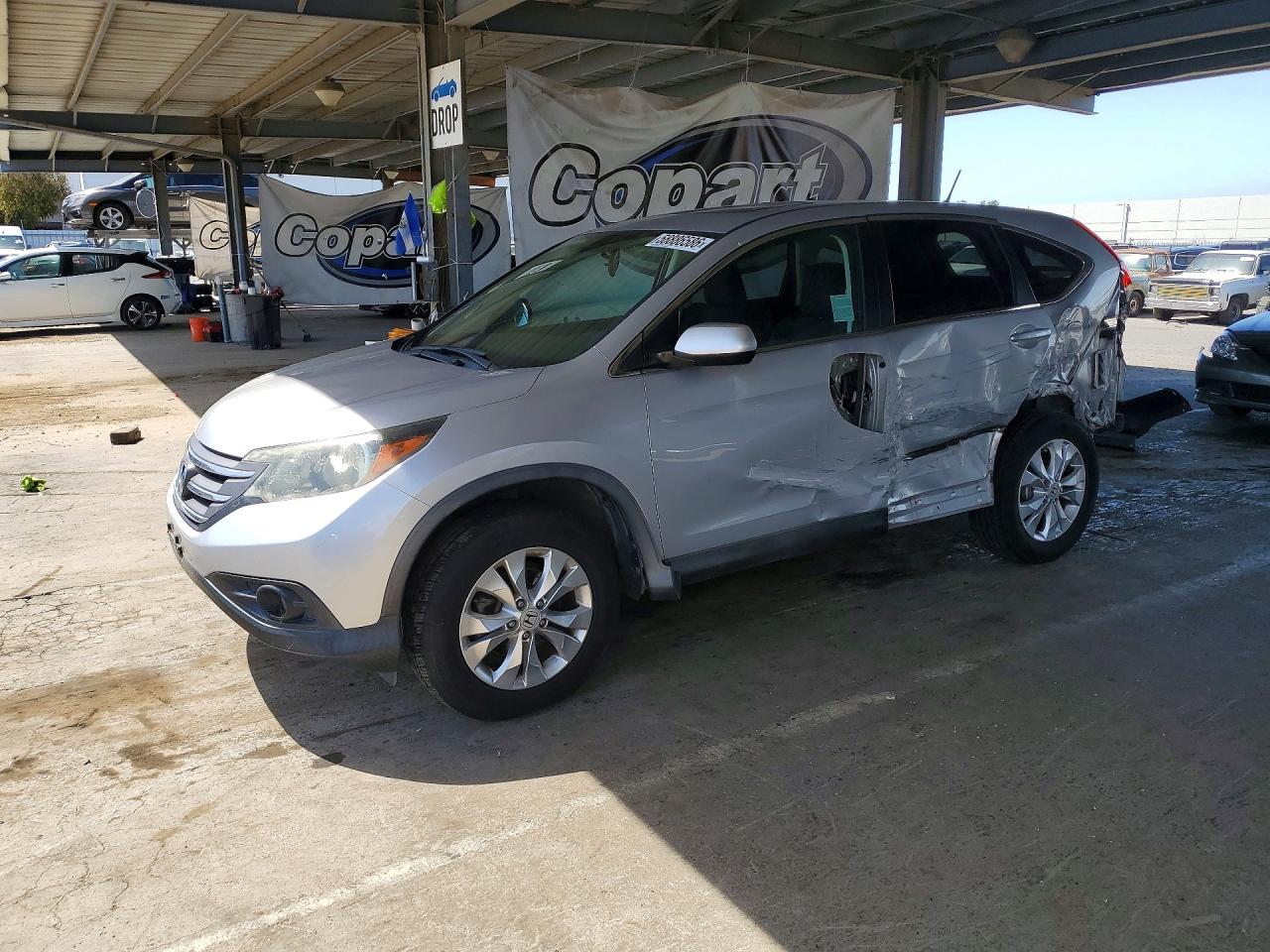 2014 Honda Cr-v Ex Silver vin: 5J6RM4H52EL086446