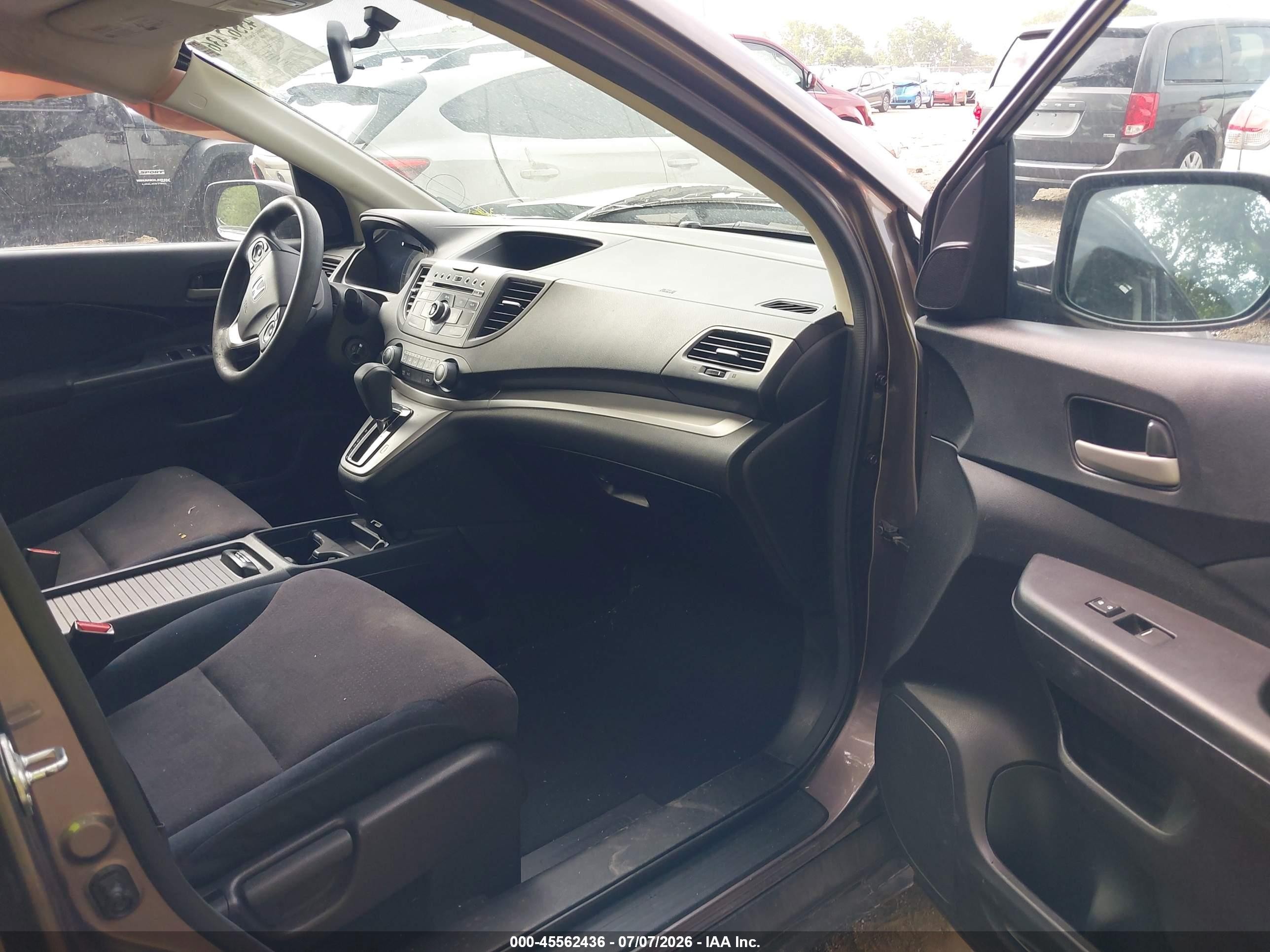 2014 Honda Cr-v Ex Gray vin: 5J6RM4H52EL089007