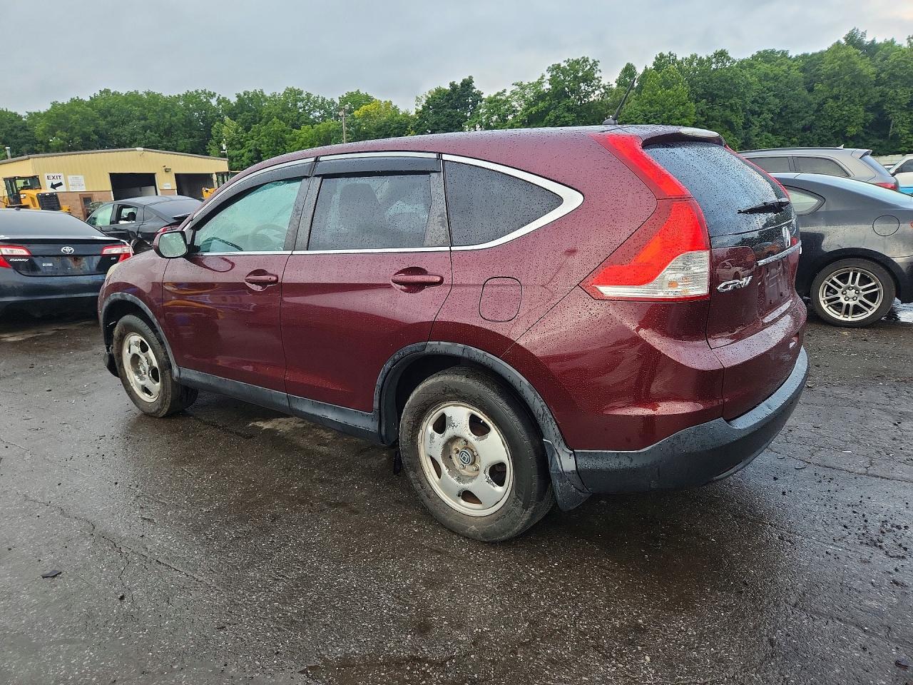 2014 Honda Cr-v Ex Burgundy vin: 5J6RM4H52EL098239
