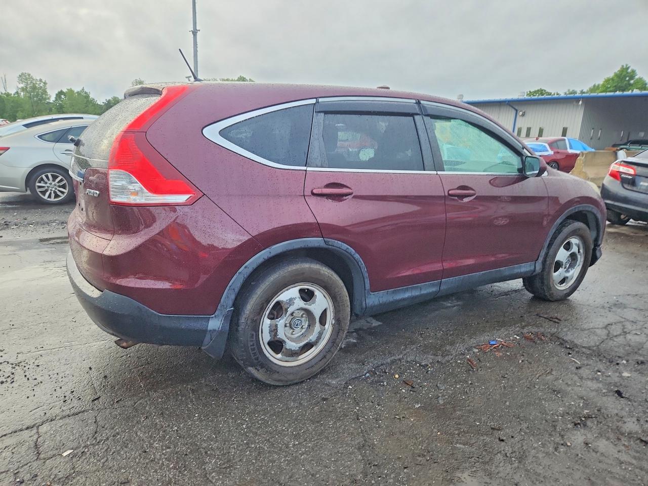 2014 Honda Cr-v Ex Burgundy vin: 5J6RM4H52EL098239